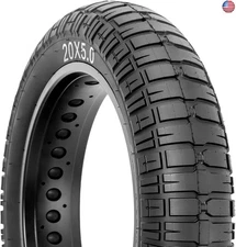 Hycline Ebike Fat Replacement Tire: 20x4.0/20x4.5/20x5.0/26x4.0 Inch Heavy Duty