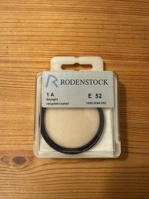 Rodenstock Skylight E 52 Nr.1A/1x vergüted/coated im Etui Filter 52mm