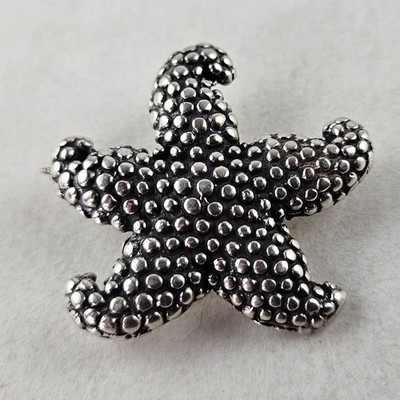 Sterling Silver Star Fish Brooch Pin Taxco Mexico TM-90 10.3g [8982]