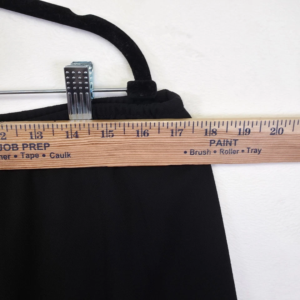 JBS макси юбка женщин L черный шифоновое наложение вневременной минималистский классический Flowy - Изображение 3 из 4