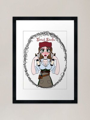 Identity V Barmaid Framed Art Print Framed Wall Art Poster Canvas Print Picture