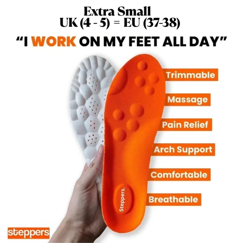 Plantillas de masaje Steppers Comfort Boosting originales para fascitis de talón y plantar - Imagen 21 de 26