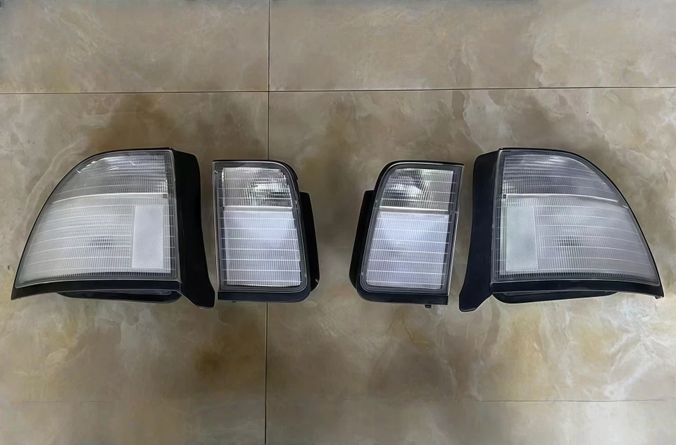 For 1996-1998 Honda Accord Sedan Crystal Clear Lens Rear Tail Lights Brake Lamp  - Изображение 2 из 4