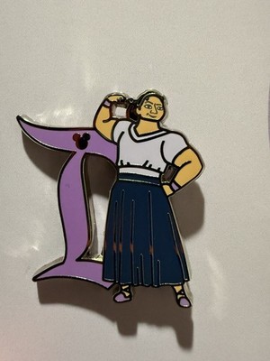 Disneyland DLR 2024 Hidden Mickey D Pin Series - Luisa D Pin Encanto