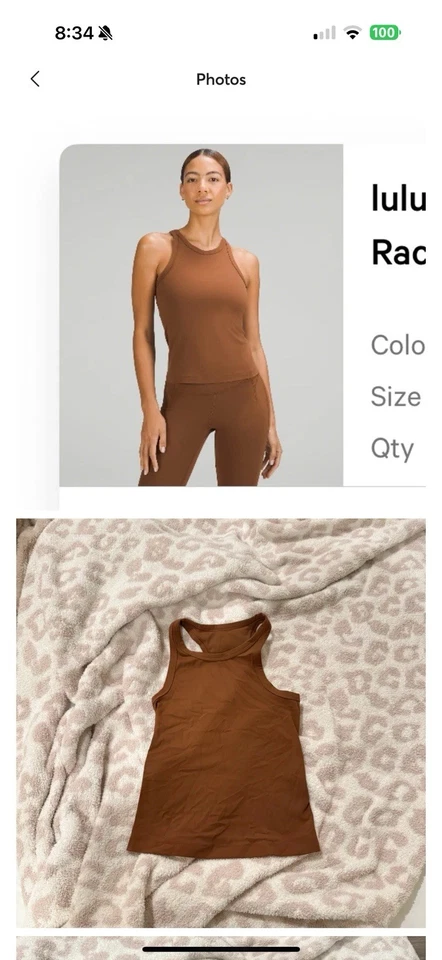 Lululemon Align Waist-Length Racerback Tank Top - Image 2 of 2