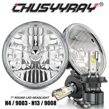 Fit Honda Civic 1980 1981 Pair 7 Inch Led Headlight Hilo Beam