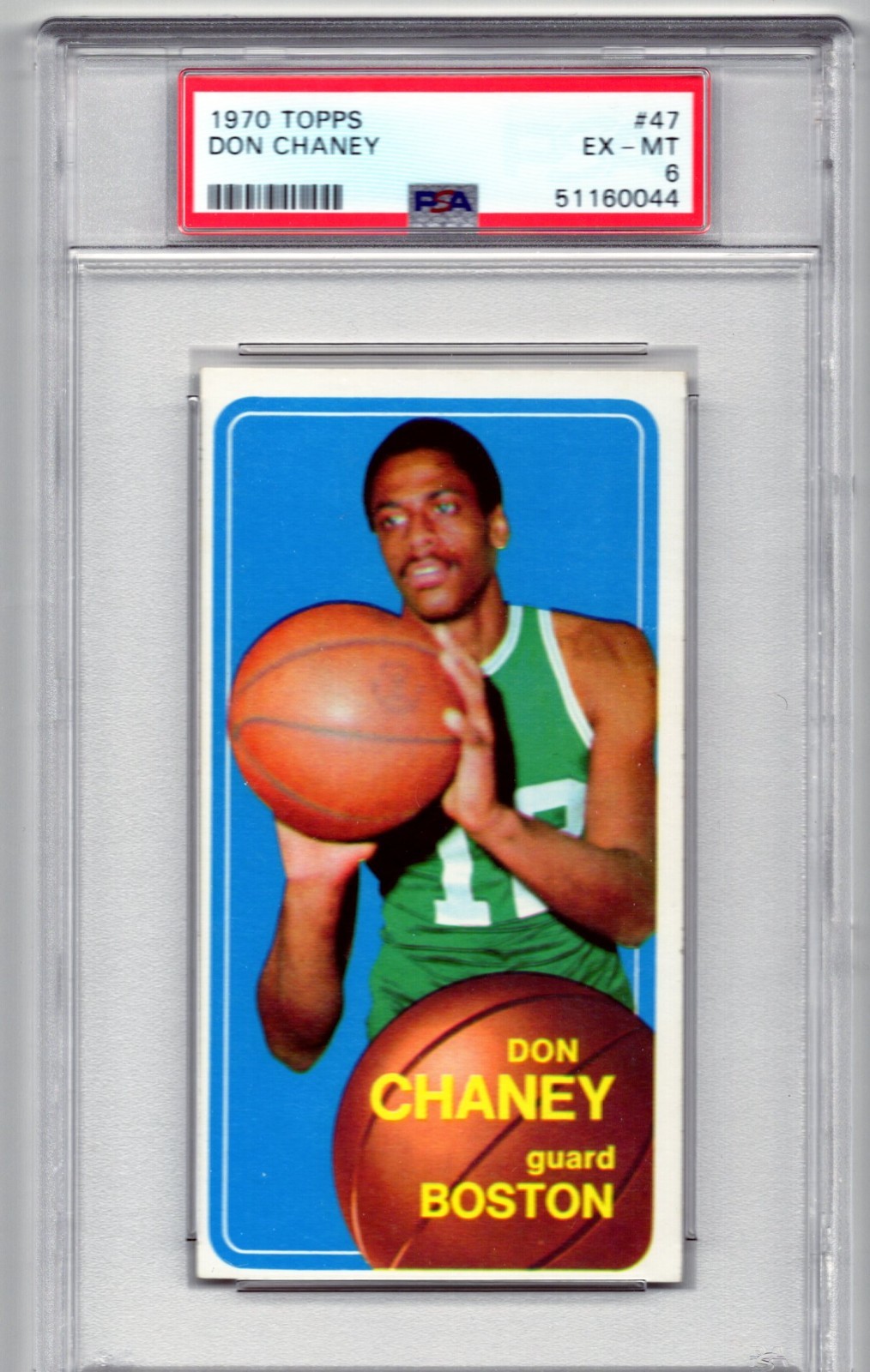 1970 Topps Basketball #47 Don Chaney PSA 6 EX-MT