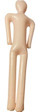 Inflatable Doll Gender Neutral Great for Pranks or Dress Up