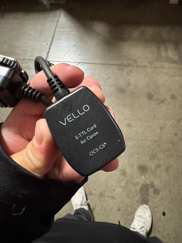 Cabo Vello E-TTL para Canon OCS-C6 conjunto de 2 cabos de luz de flash - Imagem 4 de 4