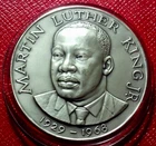 RARE Martin Luther King Jr.-"I Have A Dream" by Maco 4.12 oz.999 Antique Silver