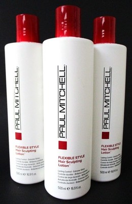 PAUL MITCHELL FLEXIBLE STYLE HAIR SCULPTING LOTION 16.9 Oz PACK OF 3