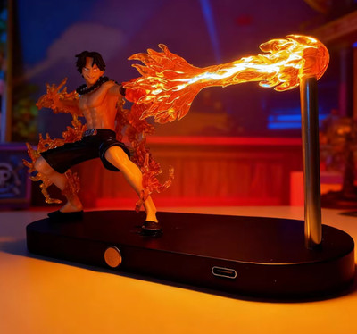 ONE PIECE PORTGAS D ACE Magnetic Touch Night Light - ANIME Desk Lamp Gift TOY