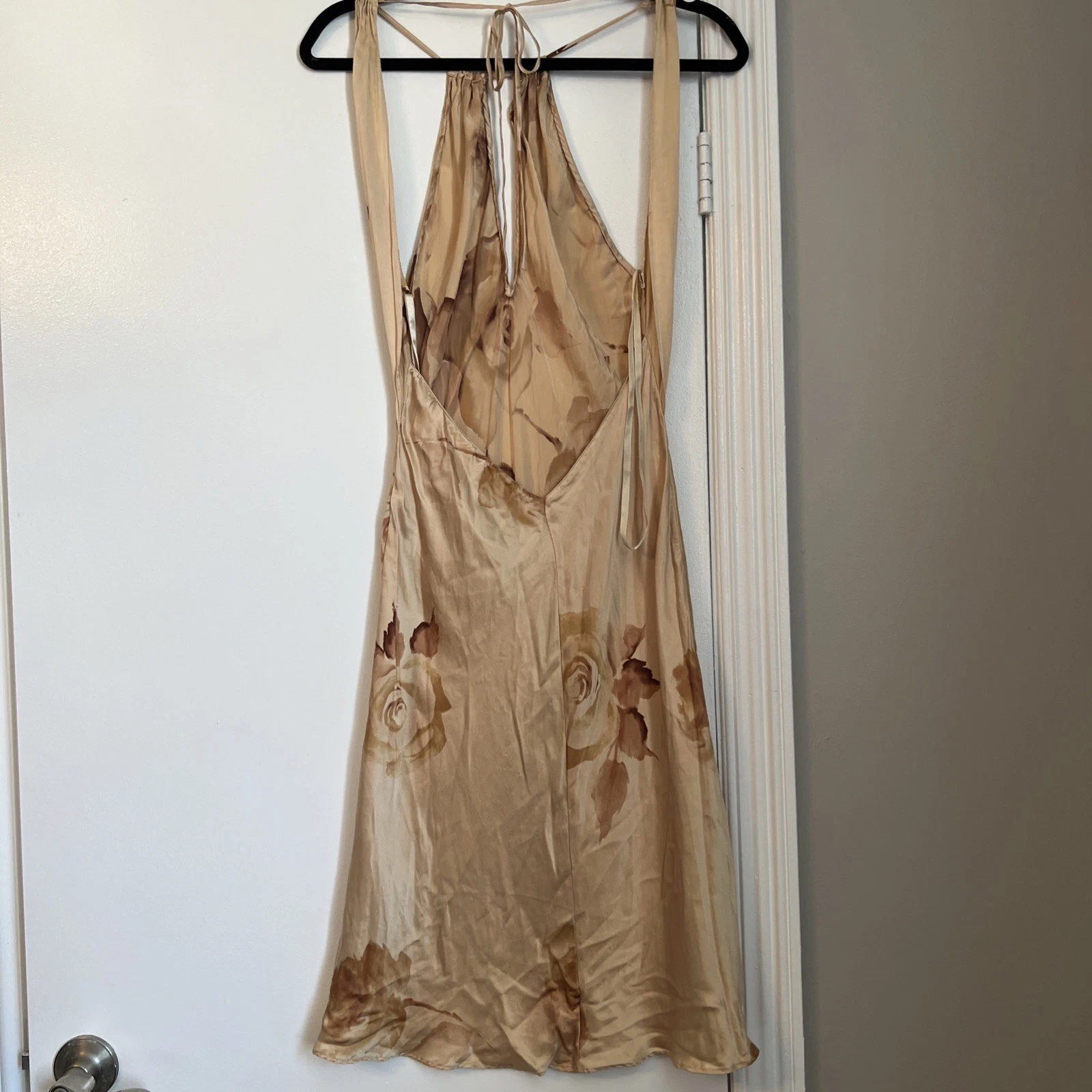 UNDERCOVER Abito vintage Victoria's Secret taglia S oro bustier slip ottime condizioni