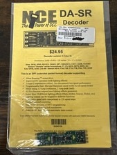NCE HO Scale DA-SR DCC Decoder Vers. 3.5 for Atlas, Athearn Genesis  KATO