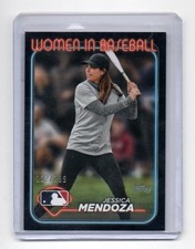 2024 Topps Series 2 Jessica Mendoza WIB-12 Woman In Baseball Black /299