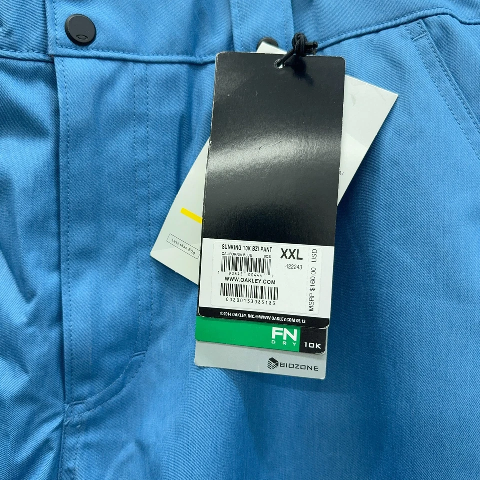 Oakley 10K Sun King BZI Azul Exterior Invierno Snowboard Esquí Pantalones Para Hombre XXL Foto 4 de 4