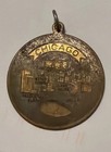Vintage 50s Chicago Pictorial Souvenir Keychain Fob Mid-Century Prudential Metal — photo 1