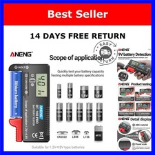 ANENG BT-168 PRO Digital Battery Tester AA AAA C D 9V Lithium