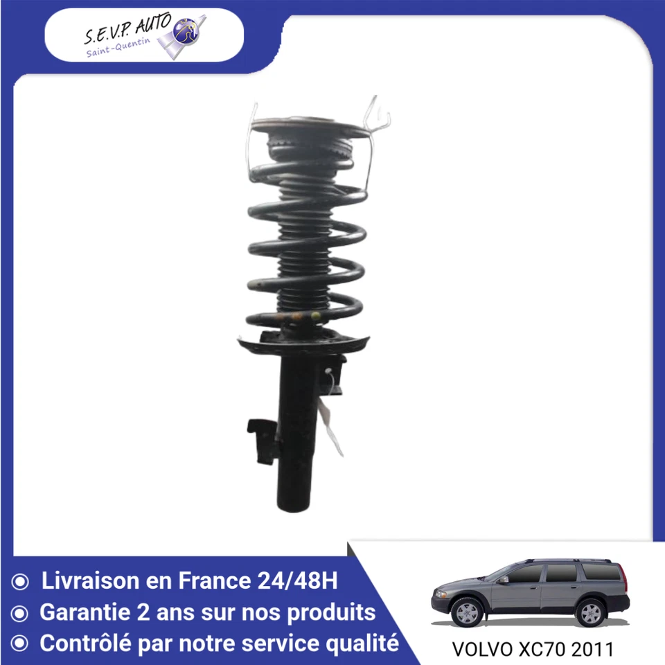 🇫🇷 AMORTISSEUR AVANT GAUCHE VOLVO XC70 ➤31429128 ♻️ - Photo 1/1