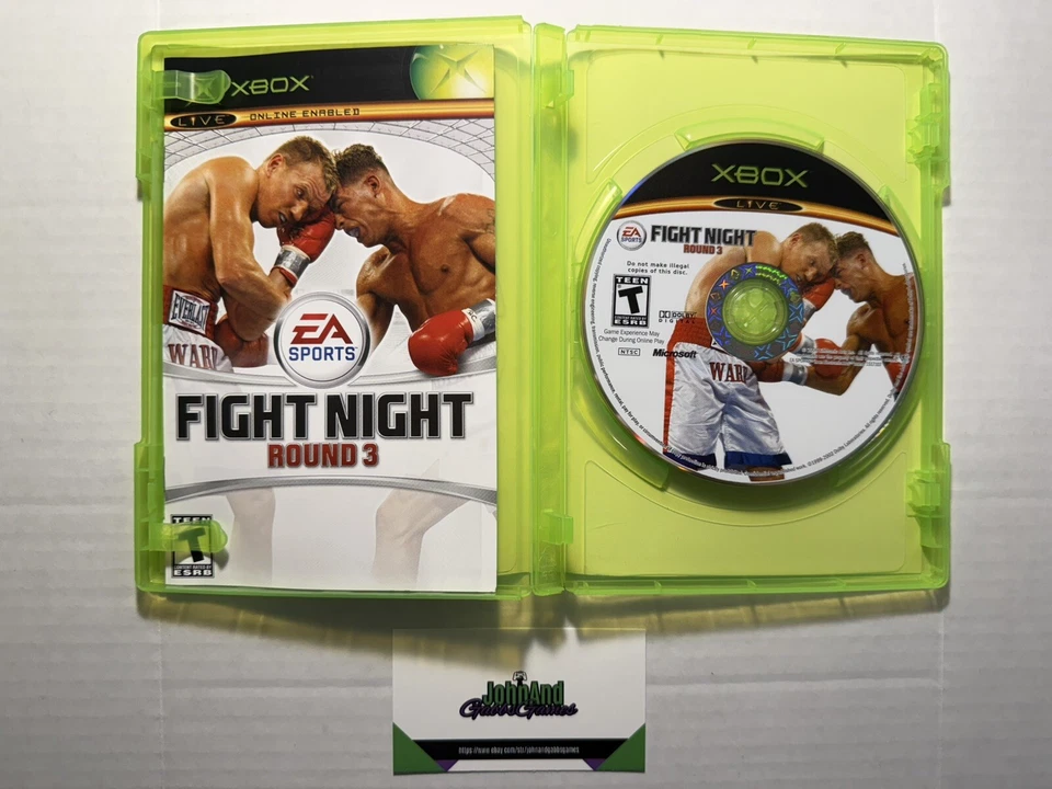 Fight Night Round 3 Xbox 2006 Juego Deportivo Completo EA SPORTS T-Teen Foto 3 de 3