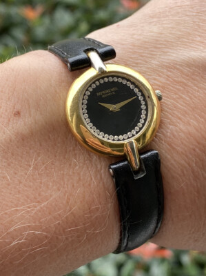 【新品電池】RAYMOND WEIL 11Pダイヤ 18K レディース 腕時計 外観美品/新品電池】レイモンドウィル 18K レディース 腕時計