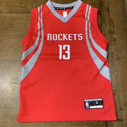 Houston Rockets James Harden 13 Red Jersey Kids Youth Small - Picture 2 of 7