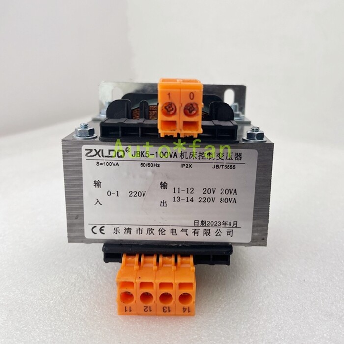 1PCS New For Transformer JBK5-100VA Input voltage 220V