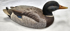 Joe Potempa Mallard Duck Wood Decoy Dec, 1991 - READ DESCRIPTION