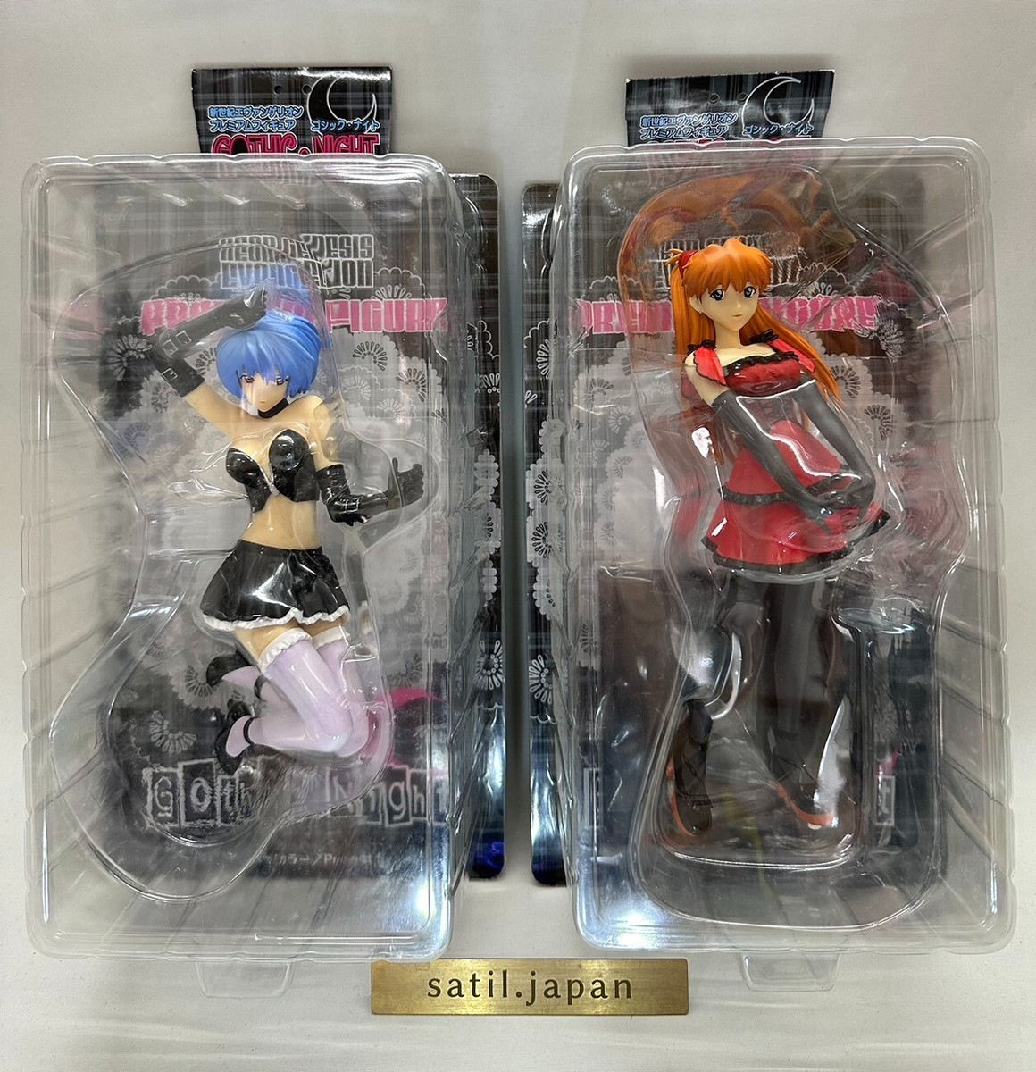 Neon Genesis Evangelion Rei Ayanami Asuka Langley Gothic Night