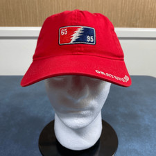 Liquid Blue Men's Grateful Dead - 65-95 Adjustable Baseball Cap Red OSFA New