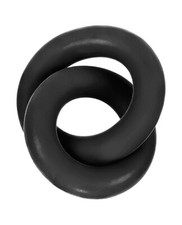 Duo Linked Cock Ball Rings - Double Grip Design for Enhanced Sensation