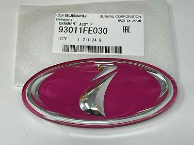 Subaru Pink i Front Grille Emblem 4