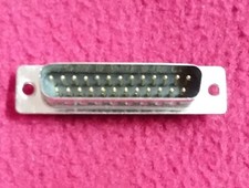 12 Pcs, 25-Pin D-SUB Male Connectors, Solder Cup Connection