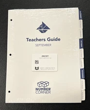 Bridges In Mathematics Teacher's Guide Number Corner Divider Tabs