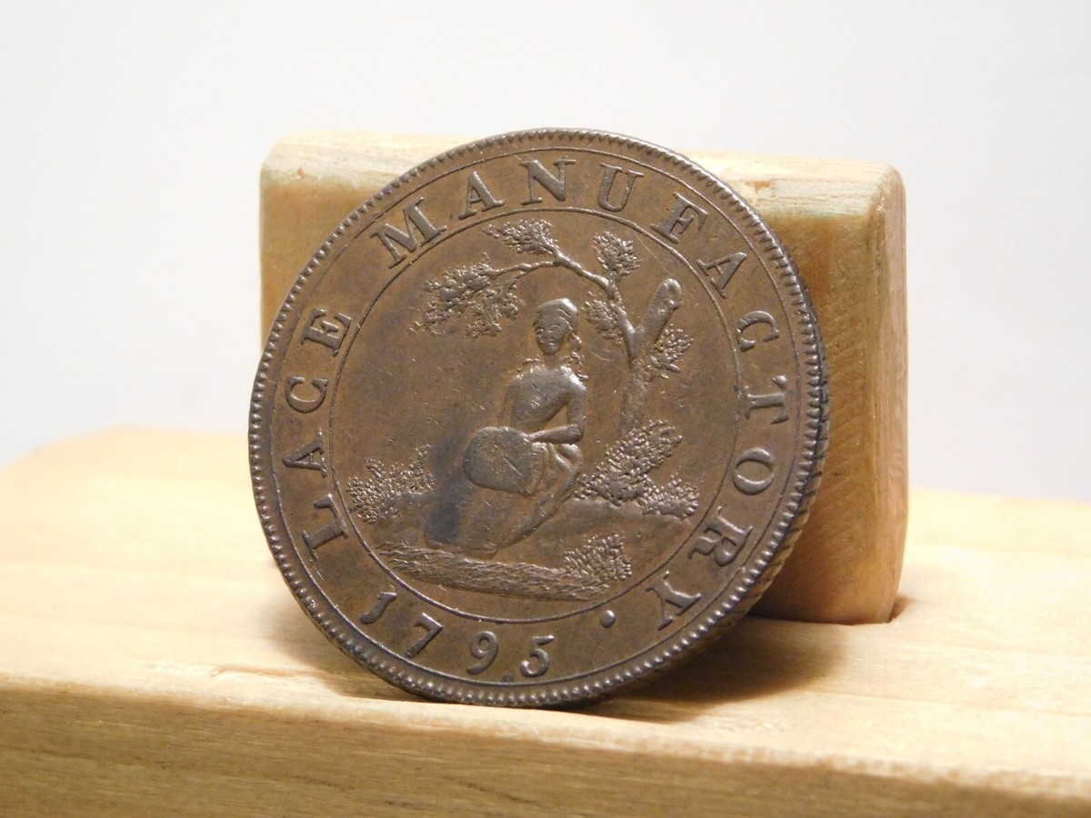 Great Britain, 1795 Middlesex-London Conder token Halfpenny, Lace