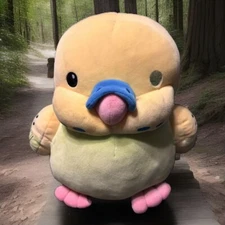 Fiesta Huggy Huggables Yellow Parakeet Budgie 12" Plush Toy Stuffed Animal Bird