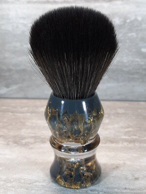 Yaqi Deep Stones 24 mm schwarz Kunsthaar Rasierpinsel
