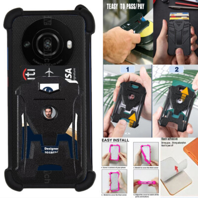 For Leica Leitz Phone 3 Multi Armor Card Pack +Anti Drop Elastic silicone frame