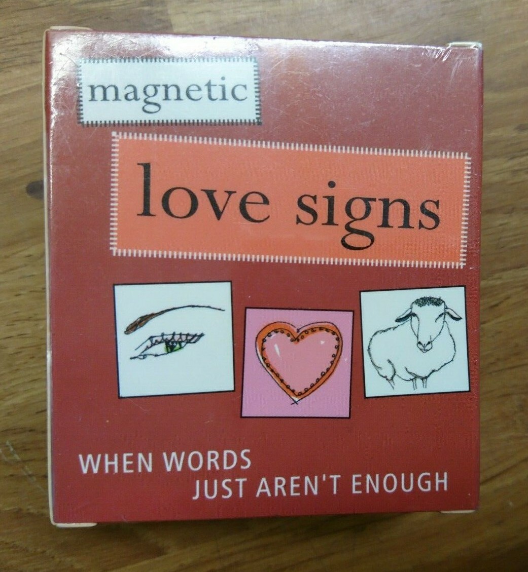 Magnetic Love Signs: When Words Just Aren't Enough, Shen, Elisa, New Book