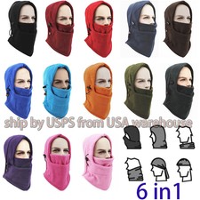 Winter Polar Fleece Warm Cap Cold Weather Balaclava Neck Warm Mask for Men Women