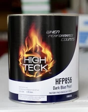 HIGH TECK HFP 856 FORD DX DARK BLUE PEARL BASECOAT PAINT GALLON SIZE!