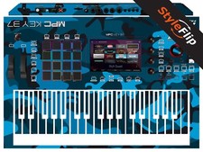 MPC Key 37 Standalone Skin  Camo Blue  Protective Decal  StyleFlip Skins