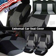 Polyester Cloth Car Seat Covers Universal 5-seats Full Set Frontrear Protectors Polyester Cloth Car Seat Covers Universal 5-seats Full Set Frontrear Protectors