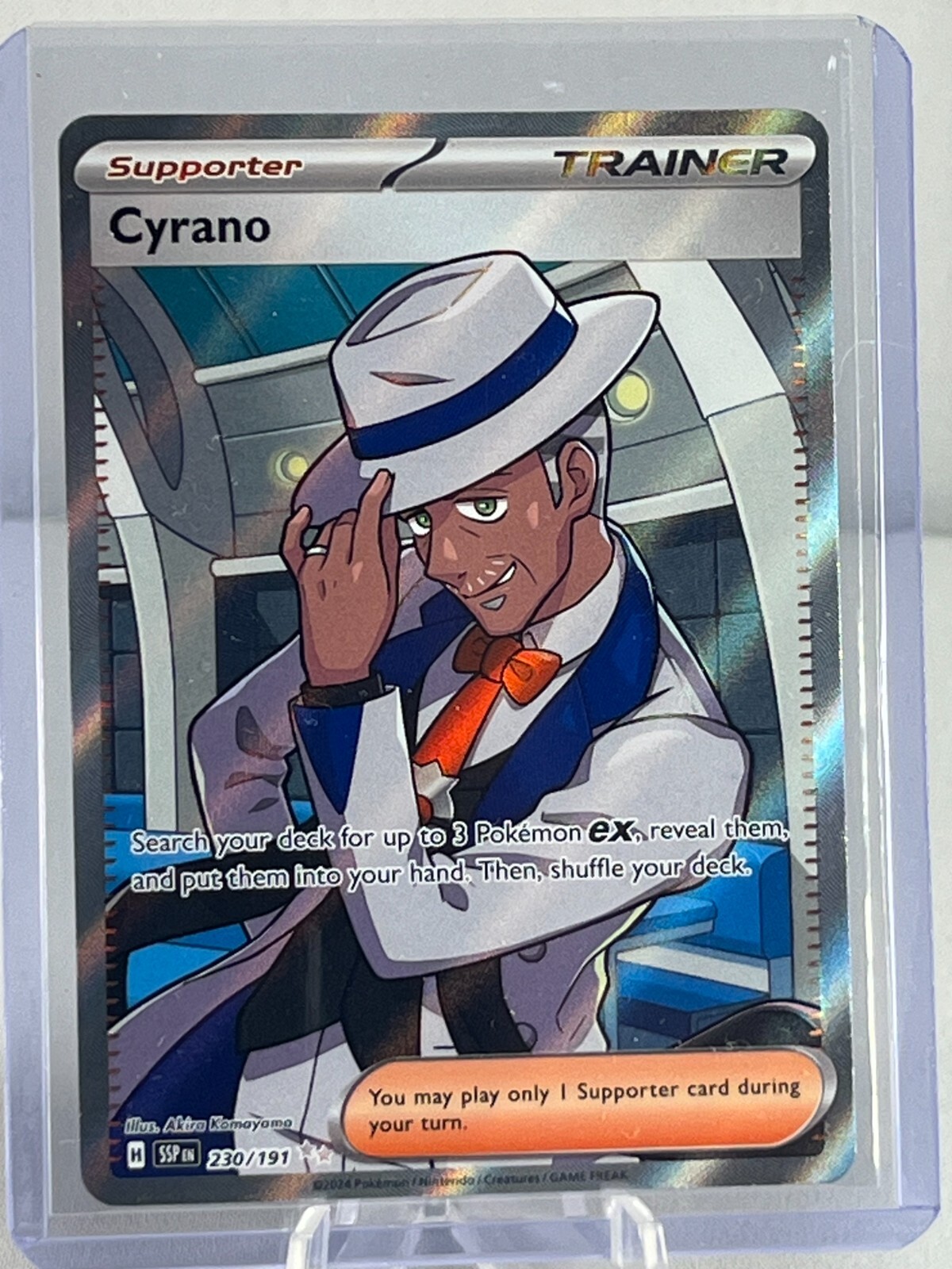 Pokemon Surging Sparks Cyrano 230/191 Ultra Rare