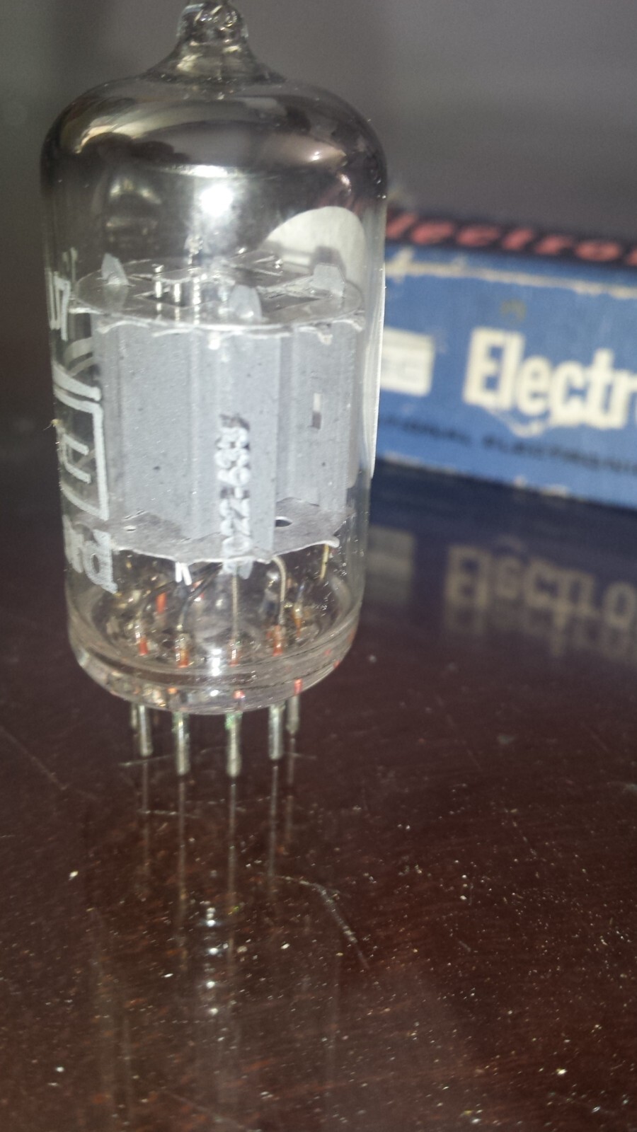 NEW NOS  Mullard IEC ECC82 12AU7 Short Plate Tube BOGEN AMP No Microphonic lot#A