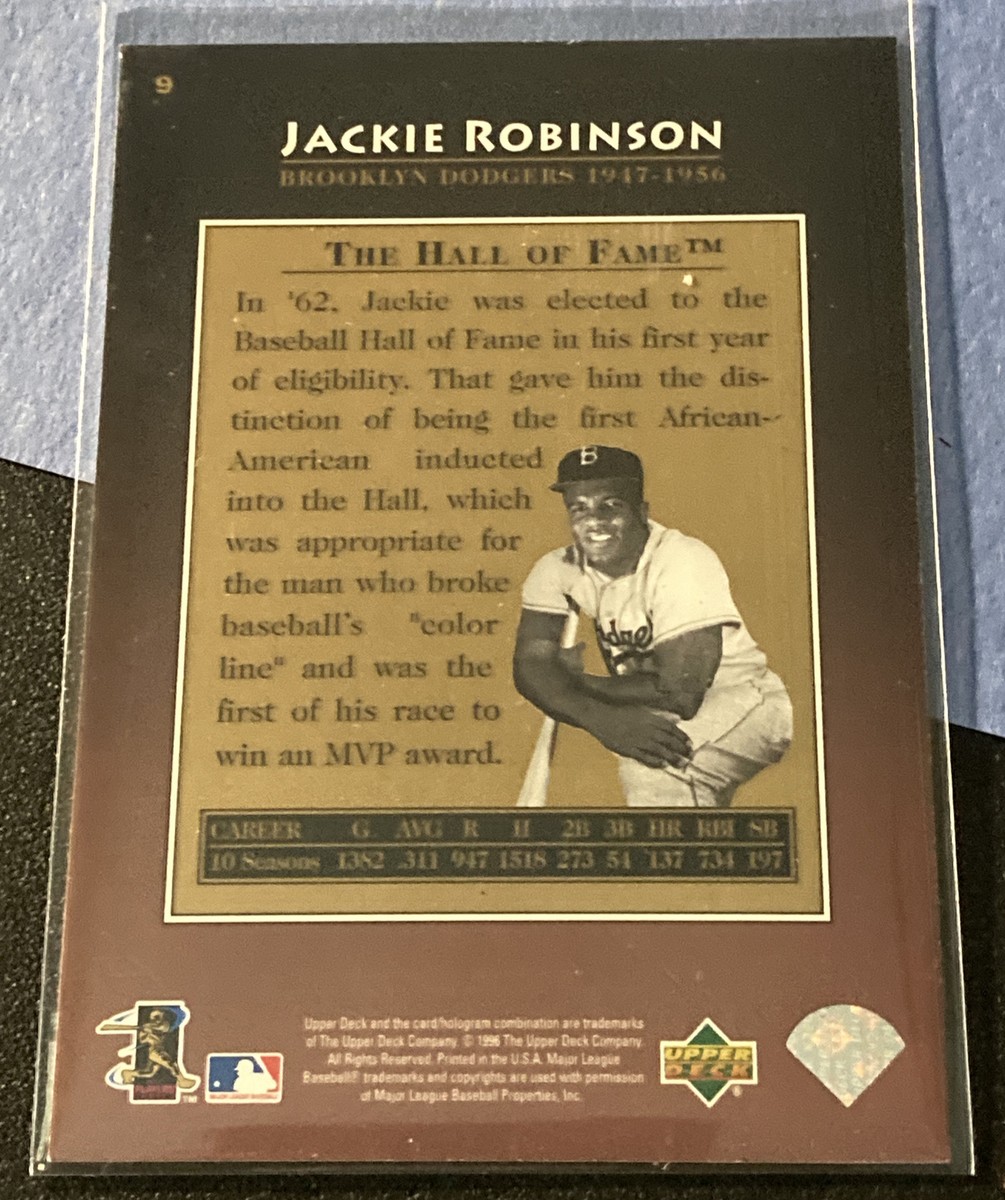 1996 Upper Deck Jackie Robinson Dodgers Baseball Card #9 | eBay