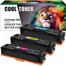 3 PK CRG-054 Toner Cartridge for Canon 054 Color Imageclass LBP622cdw LBP623cdw