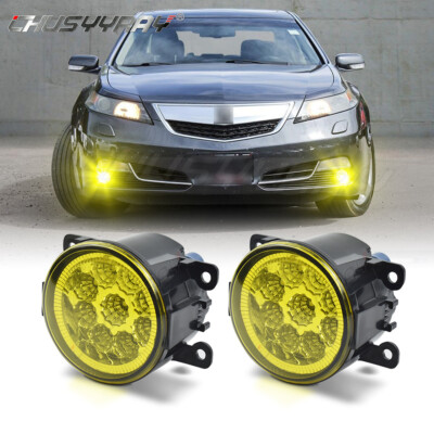 For 2012 2013 2014 Acura TL Direct Replacement Fog Lights Assembly Pair