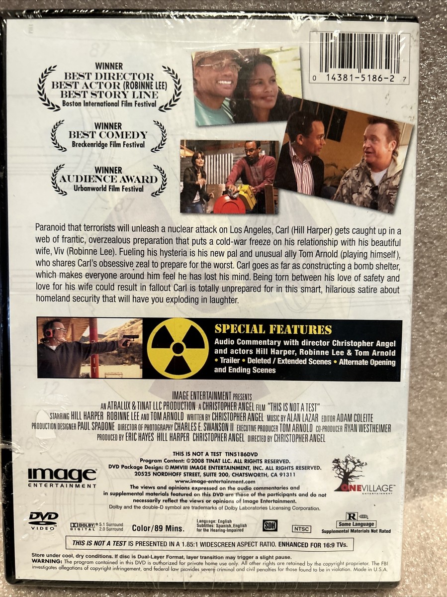 This Is Not a Test (DVD, 2008) Widescreen Tom Arnold 14381518627| eBay