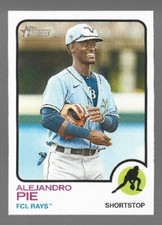 2022 TOPPS HERITAGE MINOR LEAGUE #164 ALEJANDRO PIE BASEBALL CARD